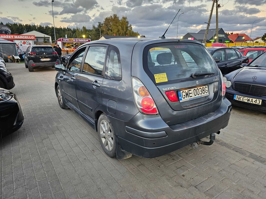Suzuki Liana 2005r/1.4 DIESEL/90KM/opłaty aktualne/klimatyzacja/HAK