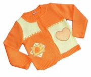 NOWOŚĆ Sweter w serduszka 74/80(6/9M) NOWY