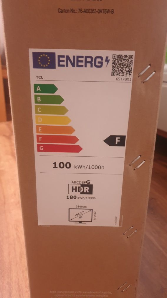 Telewizor TCL 65T7B