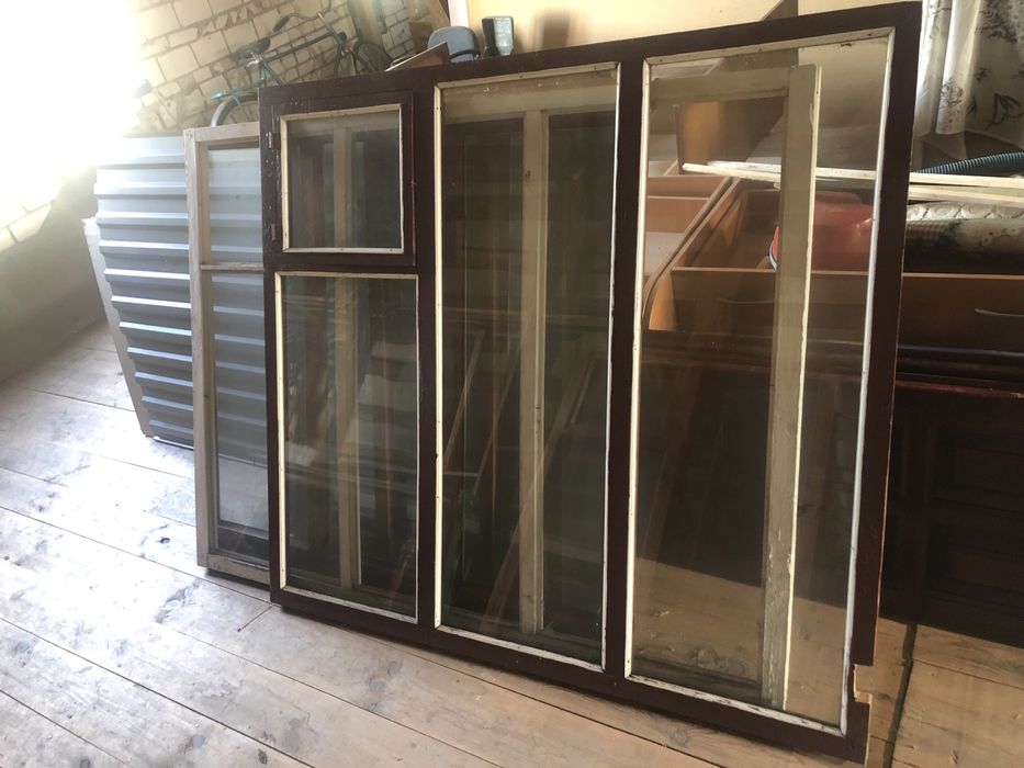 Окна деревянные в идеальном состоянии