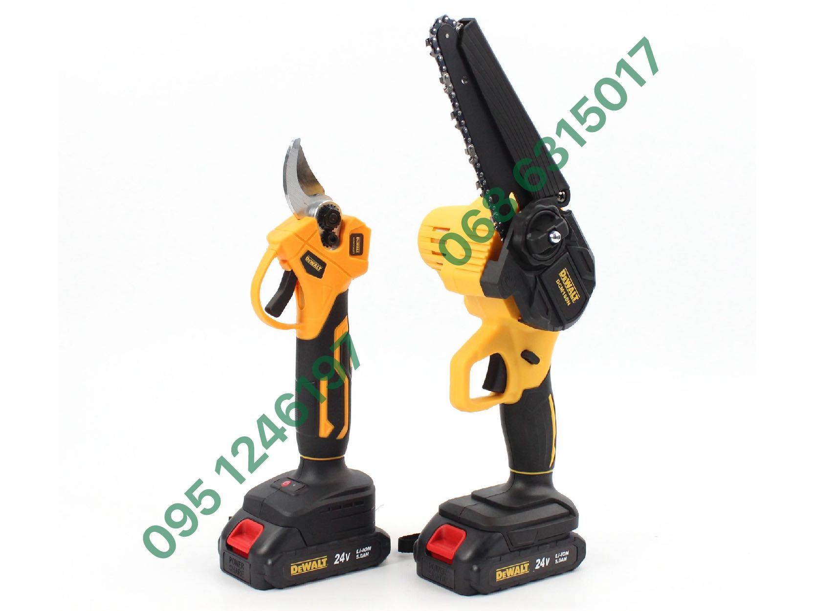 Набор аккумуляторный 2в1 DeWalt Секатор DCMPP540P1 Пила DCM160N 24V5Ah