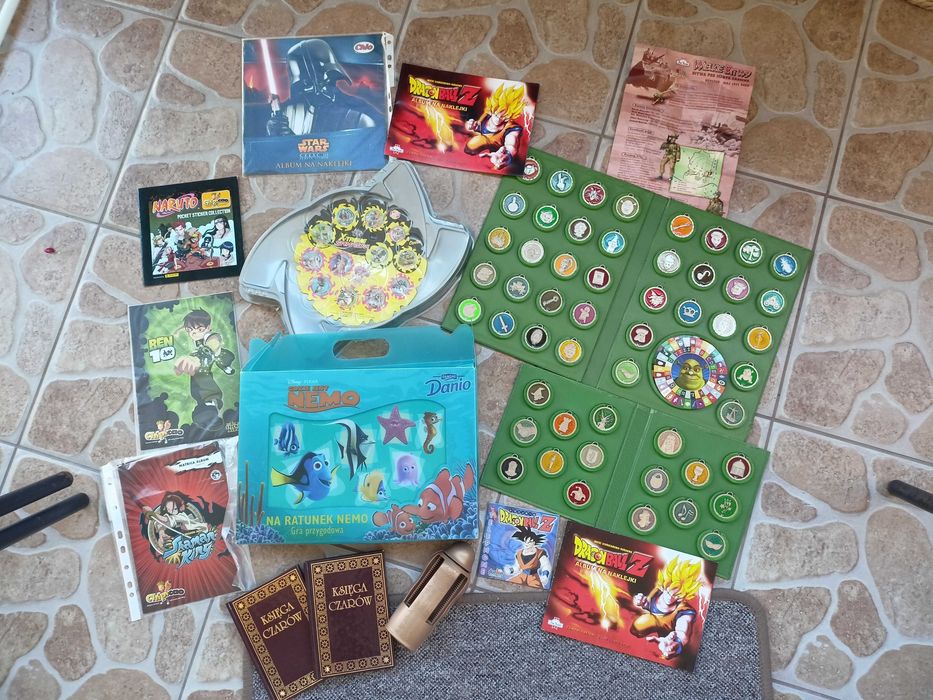 Albumy na naklejki chipicao,chio,dragon ball,Magiczne sztuczki,arena