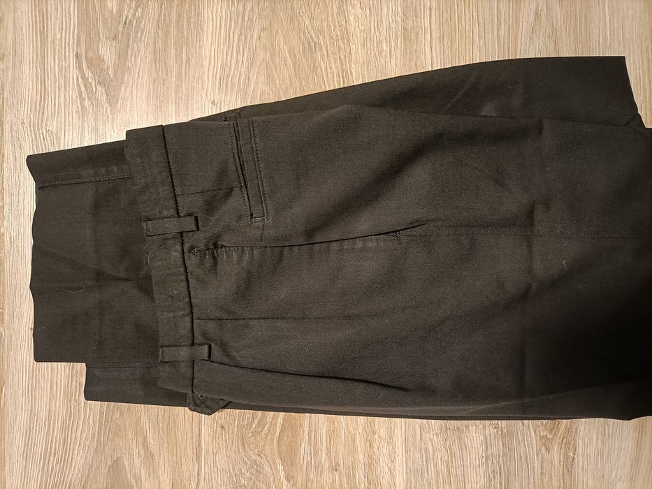 Spodnie garniturowe męskie czarne