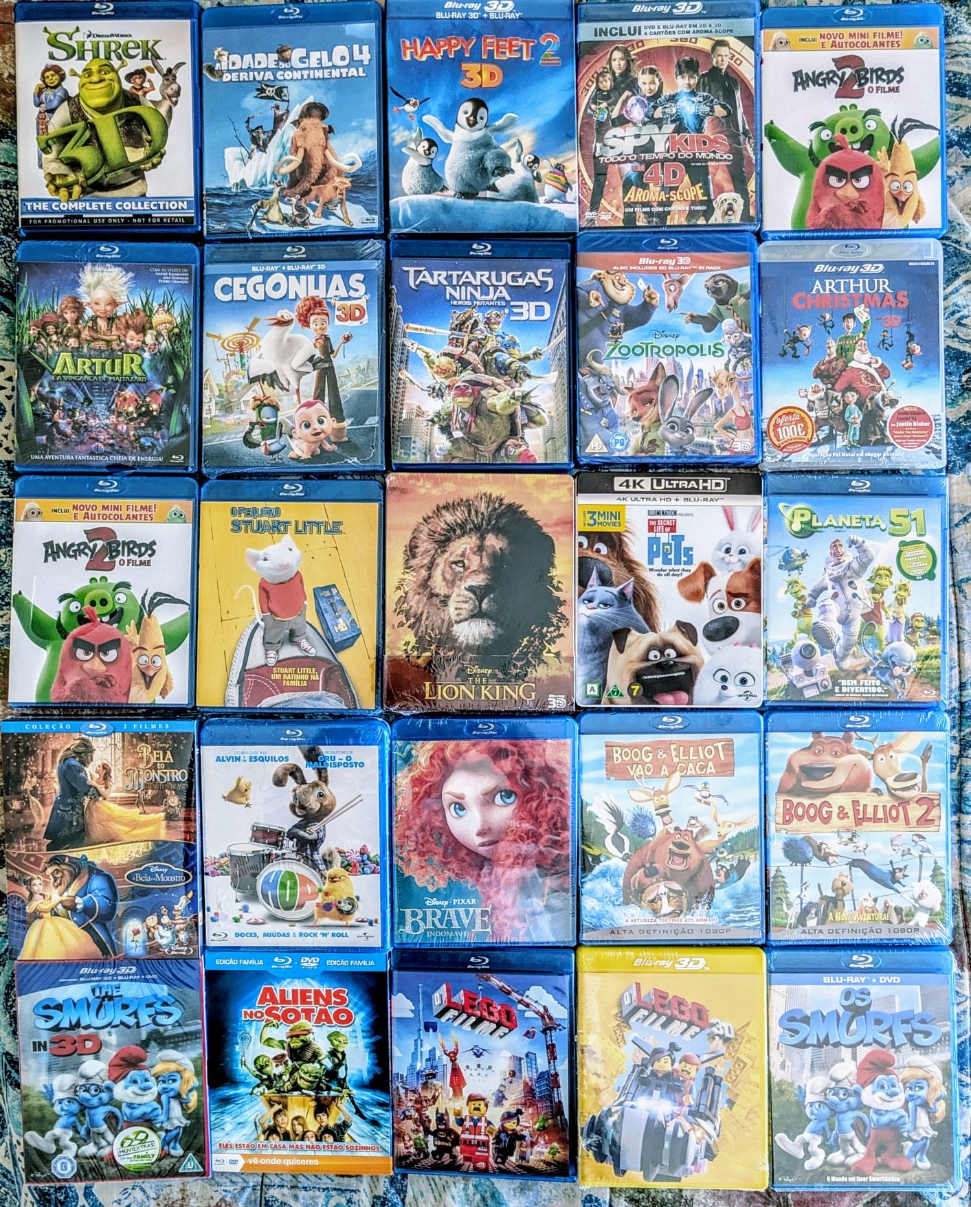 Blu-ray 2D e 2D&3D Filmes e Séries de colecção.. V 8 fotos.