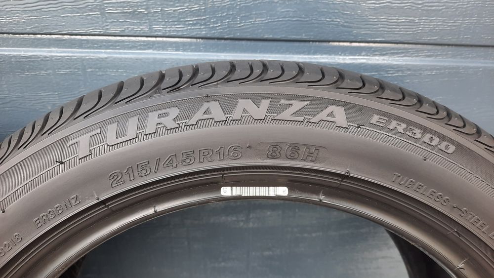 Bridgestone 215/45 R16 Turanza 7.5 mm