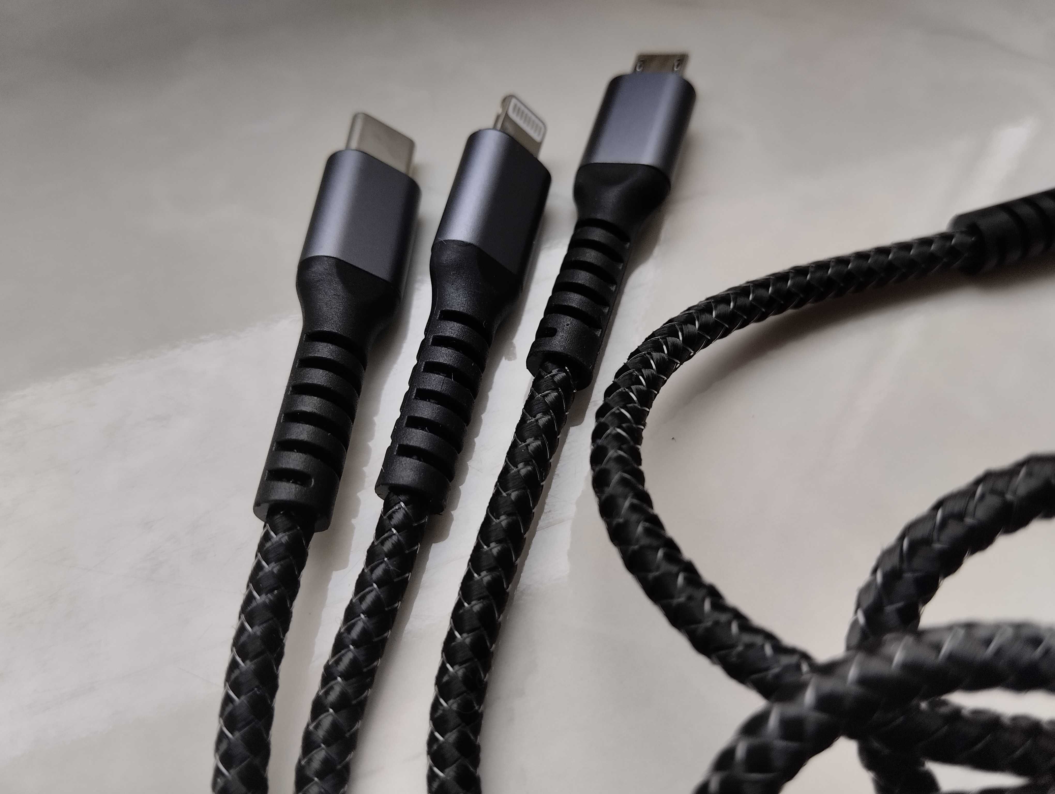 Кабель Універсальний 3в1, Type C,  Micro usb,   IPHONE на 1,2метра