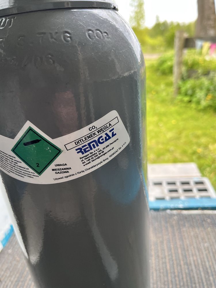 Butla stalowa dwutlenek wegla nalewak piwo
