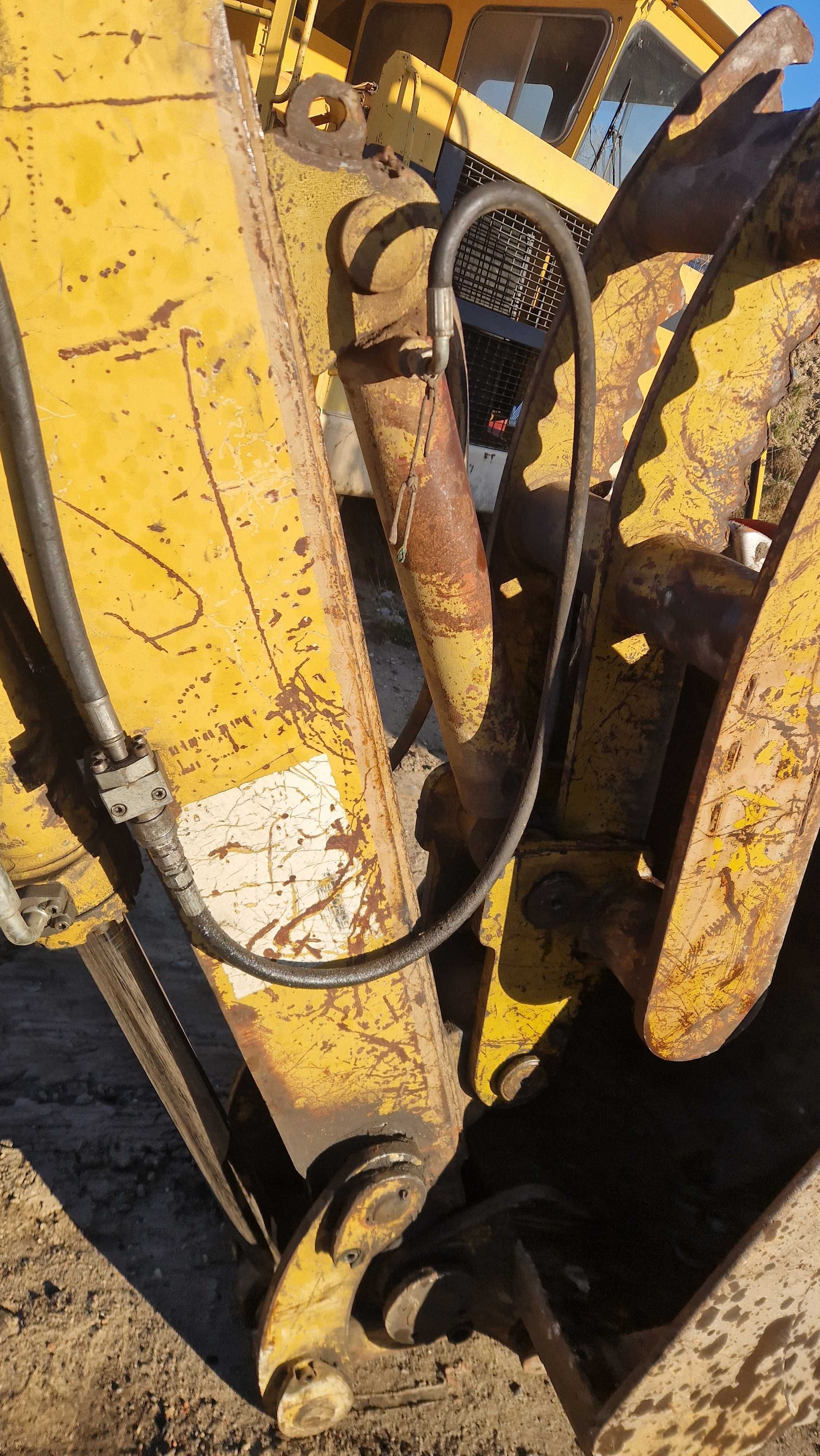 koparka cat 206 cat 212 cat312 ramie z pazurem domykania łyżki chwytak