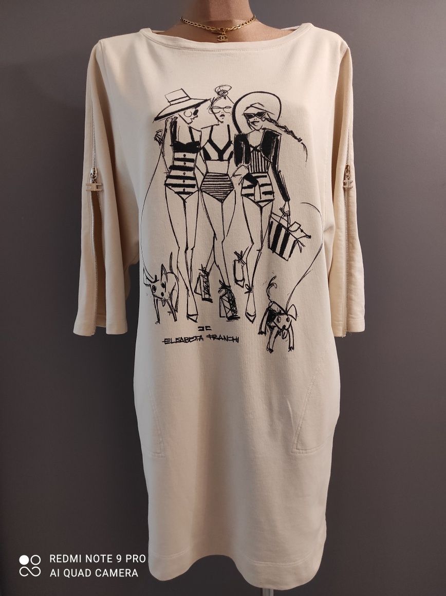 Sukienka, tunika, bluza Elisabetta Franchi rozmiar włoski 42/S