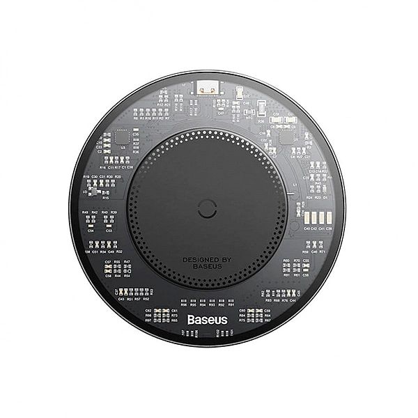 Ładowarka indukcyjna Baseus BS-W530/15W + kabel USB C - USB C 24W 1m -