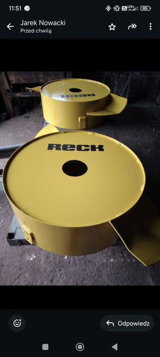 Poszerzenia do równiarki - rozbijaka do pryzm Reck , Stockmann