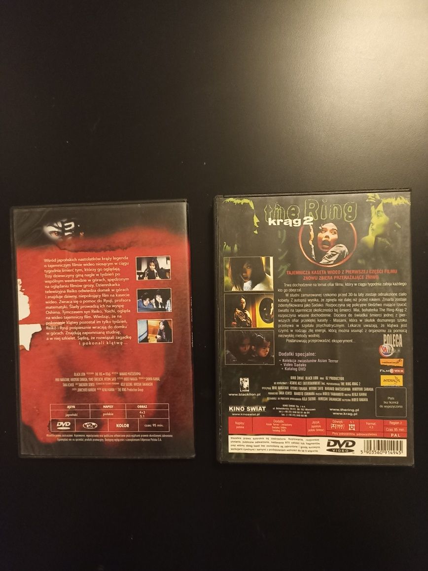 The Ring krąg horror płyty DVD