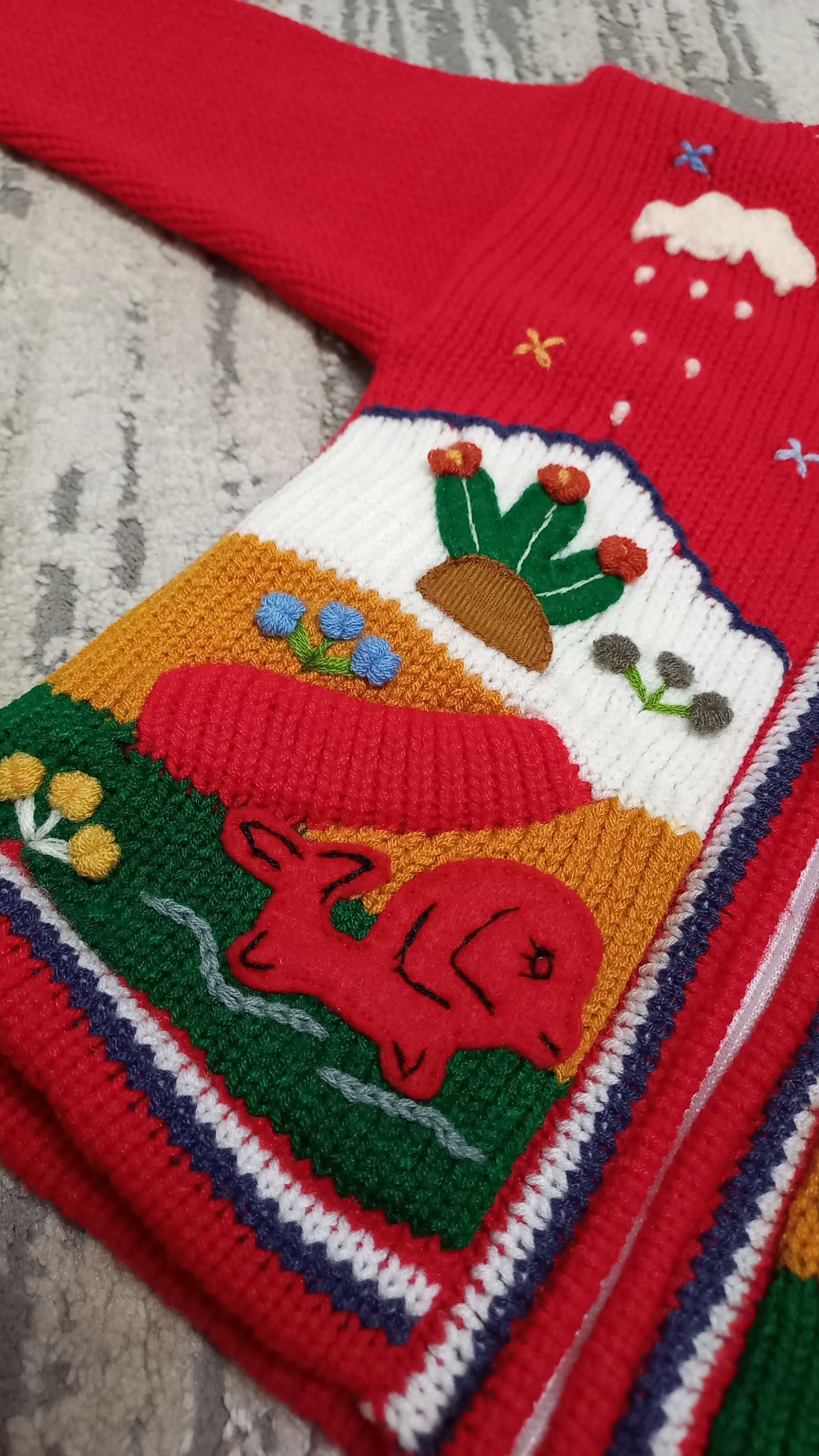 Sweter peru peruwianski rozmiar 92-98
