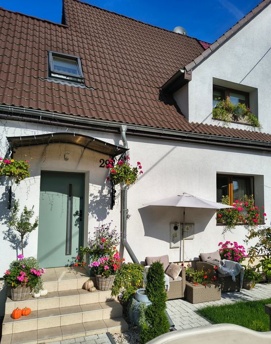 Dom bliźniak 4 pokoje, duży ogród prawobrzeże gotowy do zamieszkania