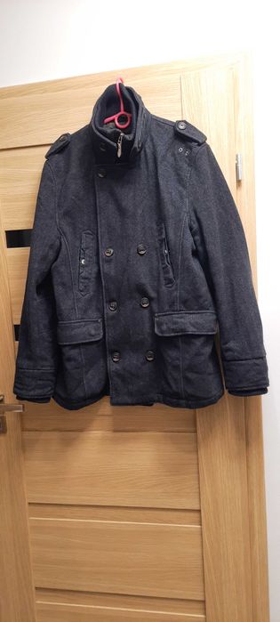 Męski elegancki płaszcz, XL