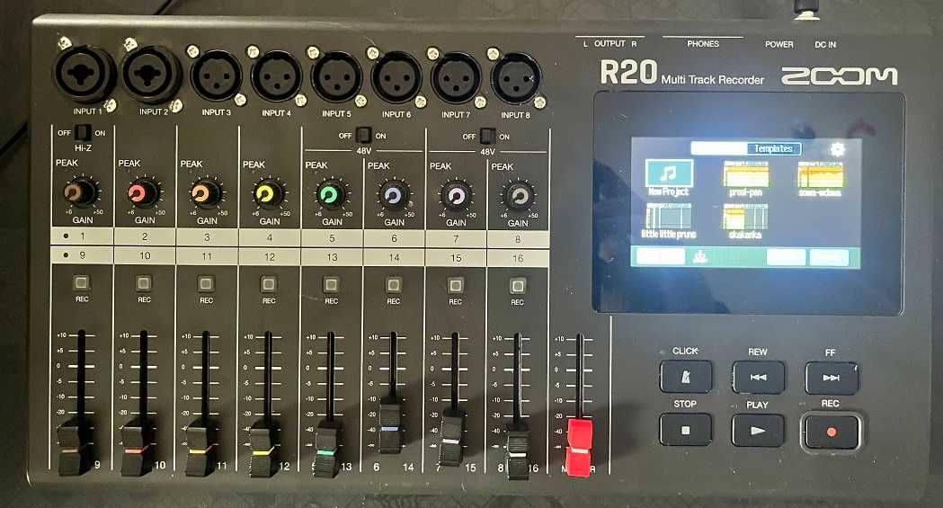 Zoom R20 + karta SDXC 128GB – rejestrator + interfejs audio USB-C