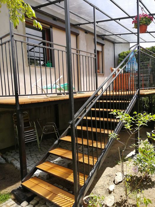 Schody metalowe cynkowane