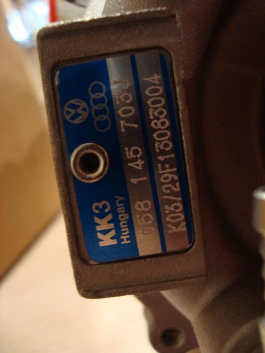 Турбина K03 Passat B5 Audi A4 A6 мотор 1.8T AWT AEB APU Skoda Superb