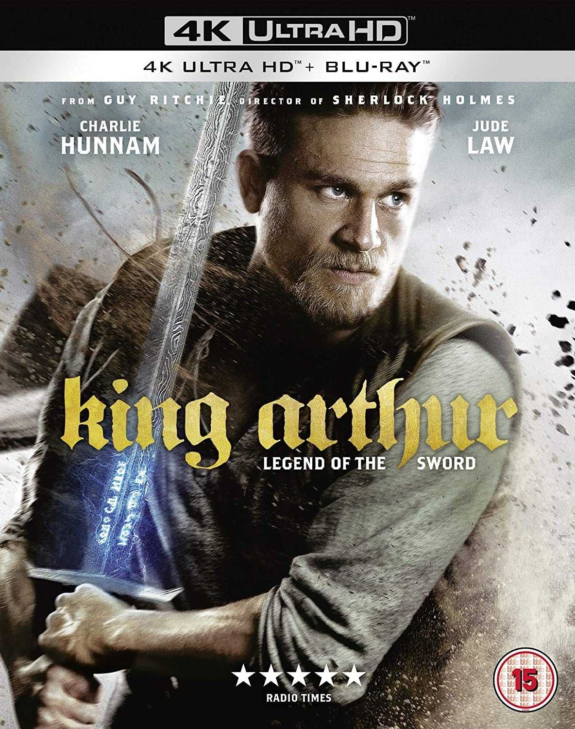 Król Artur Arthur: Legenda Miecza 4K + Blu Ray w.POLSKA