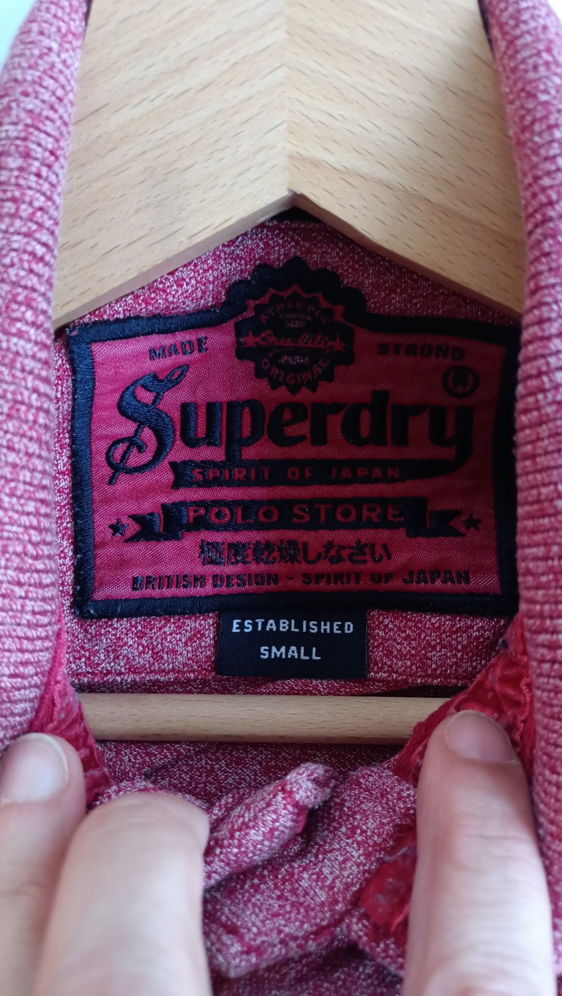 Koszulka bluzka z krótkim rękawem t-shirt polo Superdry