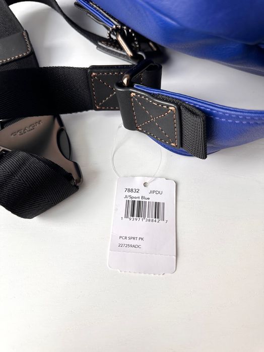 COACH Pacer Sport Pack Чоловіча шкіряна сумка бананка мужская сумочка