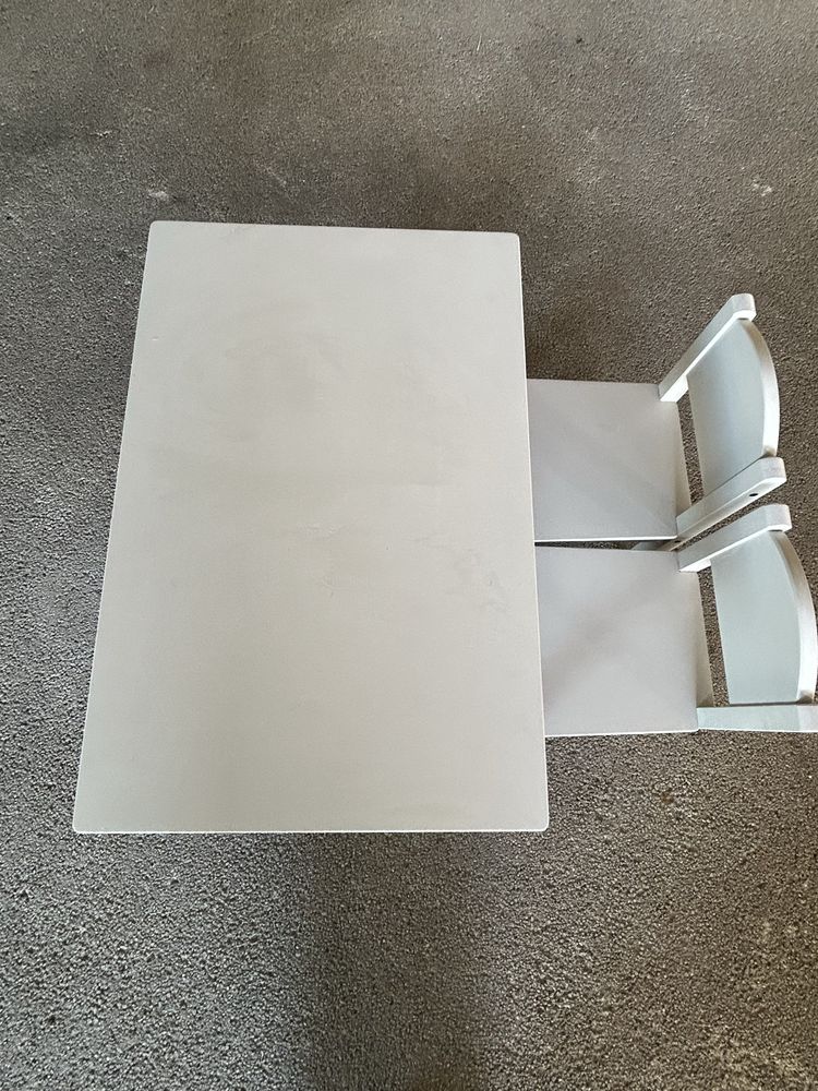 Vendo MESA e 2 CADEIRAS de Criança, Cinza Claro, Ikea.