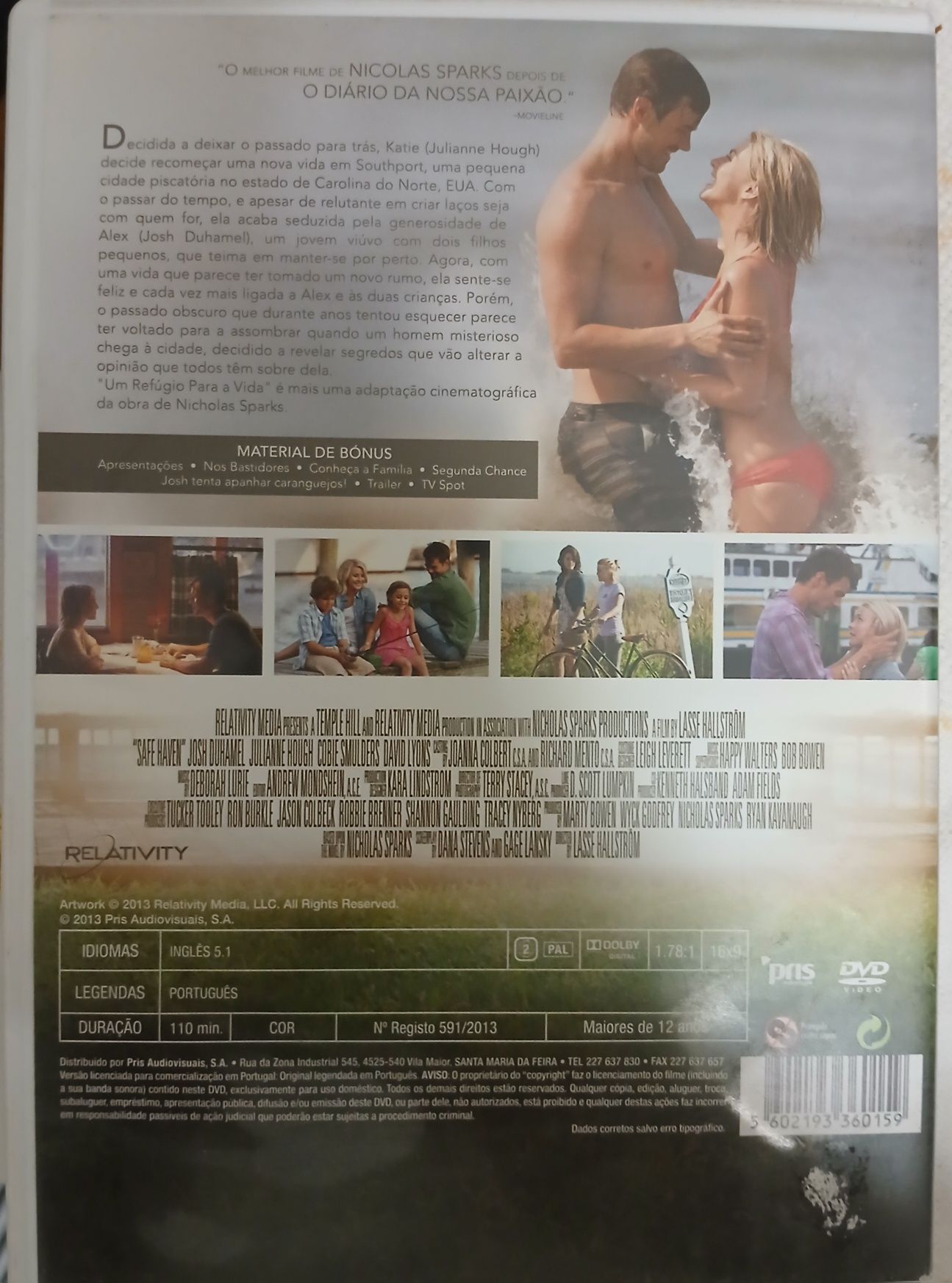 DVD Um Refúgio Para a Vida