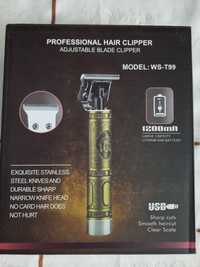 Портативна машинка для стрижки волосся тример WS-T99 Hair Clipper Vint