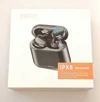 Słuchawki bezprzewodowe TOZO T6 IPX8 Czarne Nowe