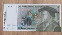 nowa kopia banknotu franków Szwajcarskich bardzo piękny