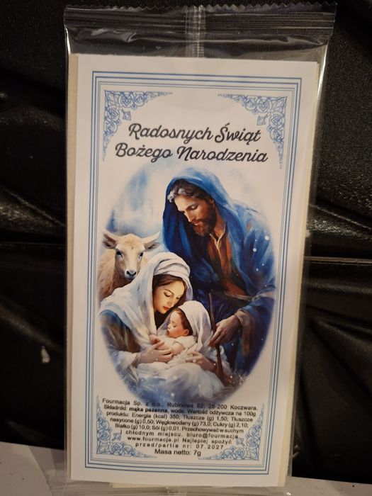 Opłatki wigilijne 3 duże 2 małe