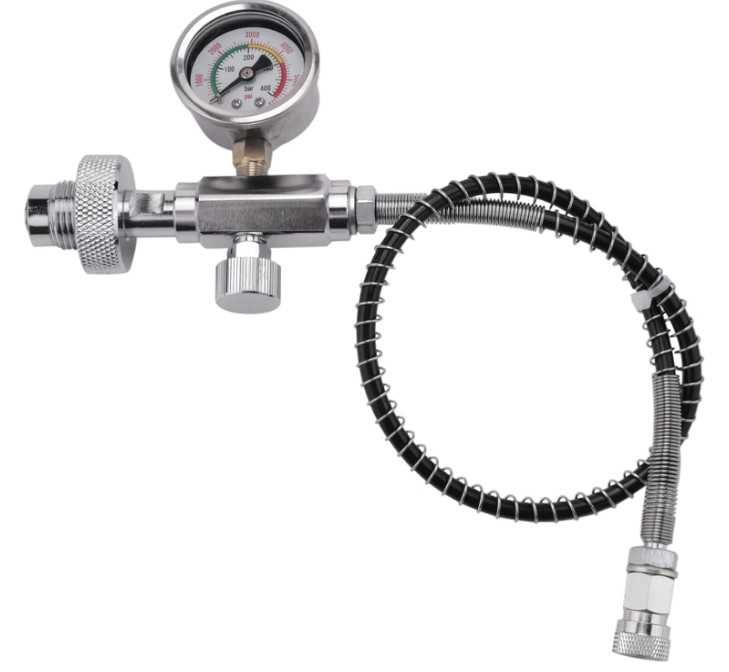 Stacja napełniania powietrza dla butli nurkowych z adapterem G5/8