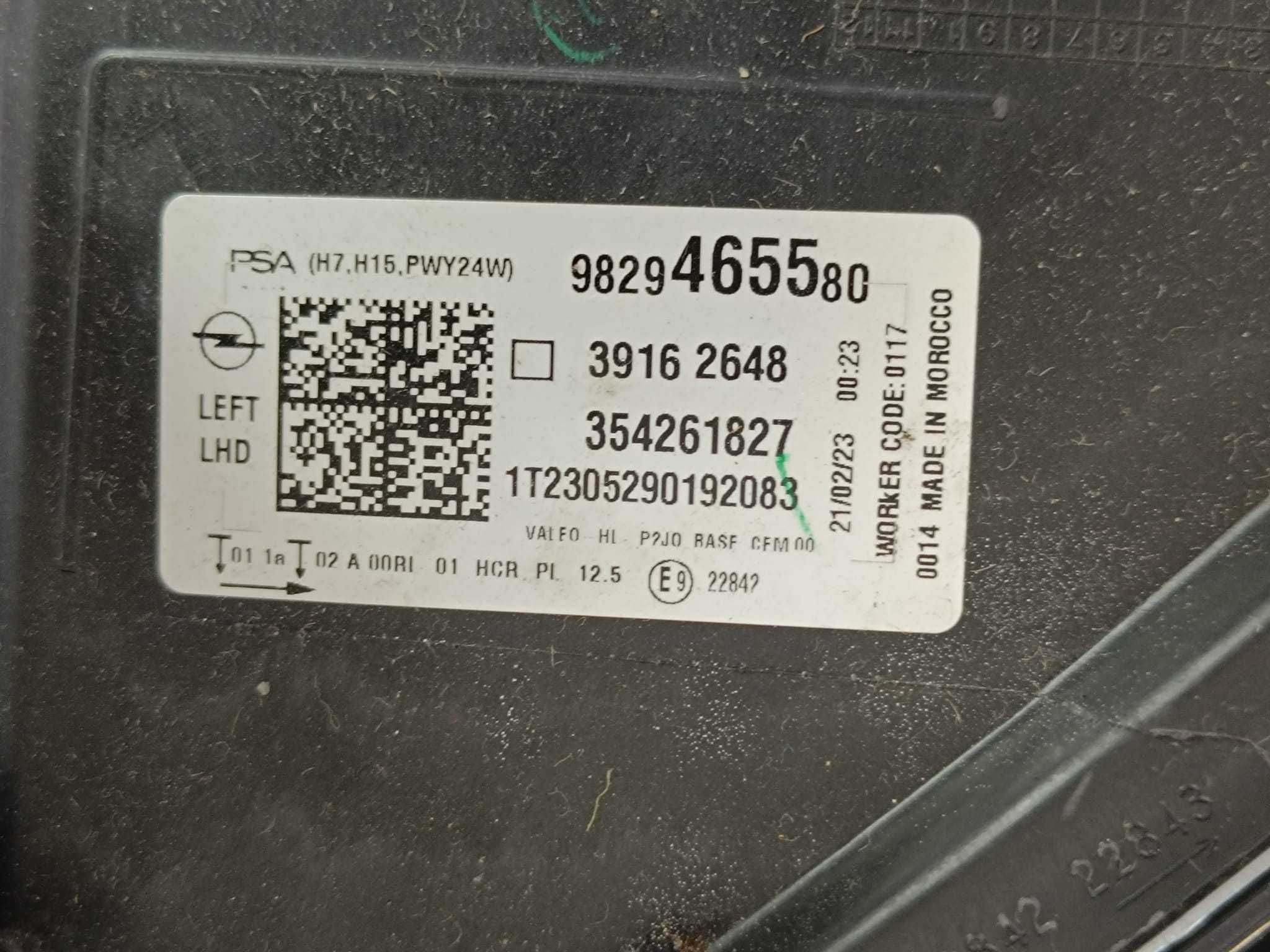 Ótica Esq Opel Corsa F 19-