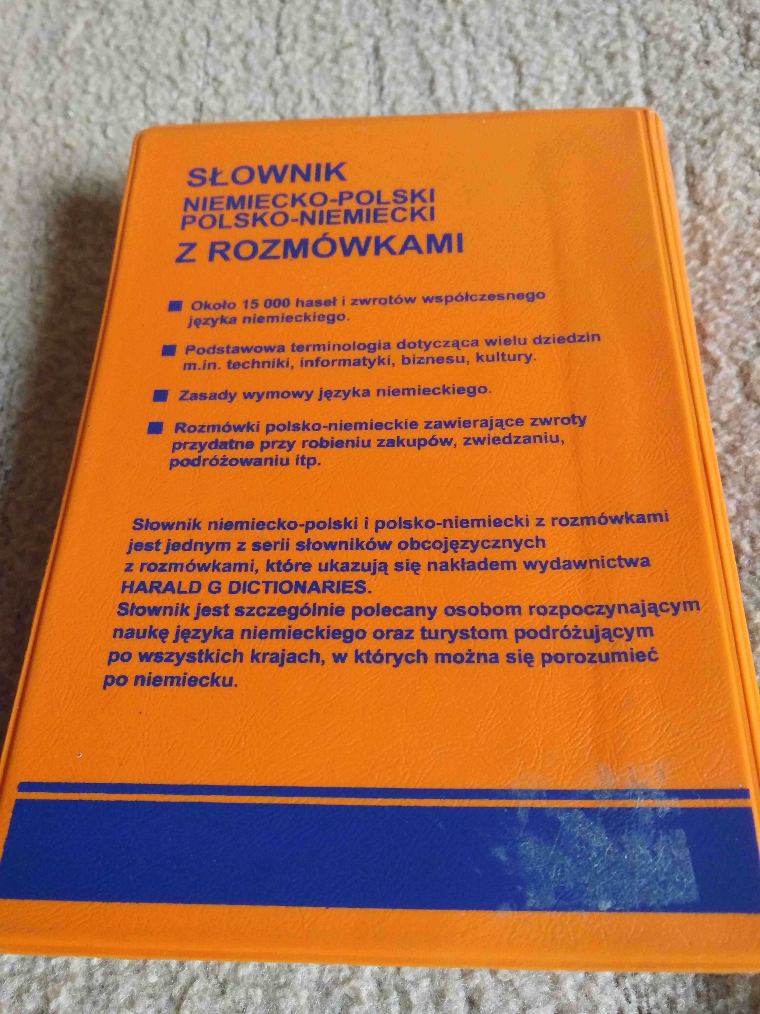 Słownik niemiecko polski z rozmówkami.