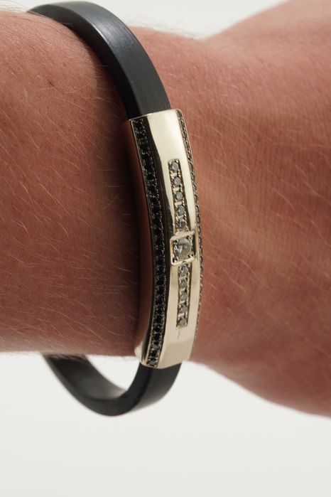Bransoletka złota z Brylantami 14K 26,69g