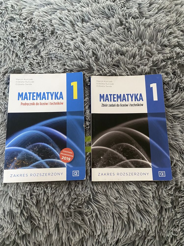 Podręcznik i zbiór zadań do matemtyki klasa 1