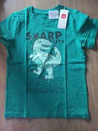 Dinozaur Nowa koszulka ze  smyka rozmiar  128