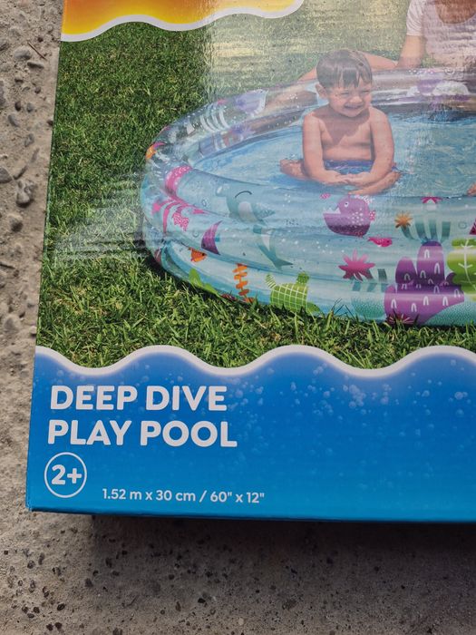Basen wodny dla dzieci bestway Deep dive play pool motyw rybek 2+