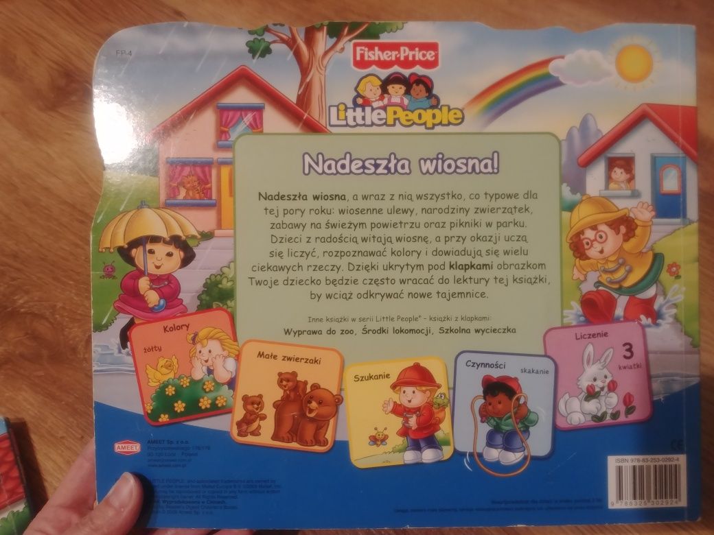 Książeczki dla dzieci z okienkami FISHER PRICE