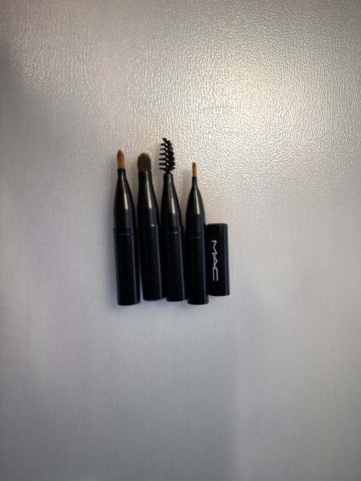 MAC Cosmetics Składany pędzel wielofunkcyjny 4 elementy do oczu brwi