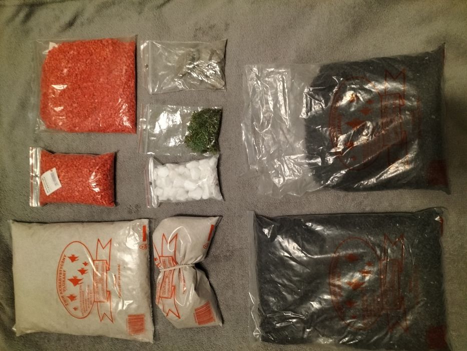 Las w słoiku, zestaw startowy, akwarystyka, akwarium, ozdobne kamienie