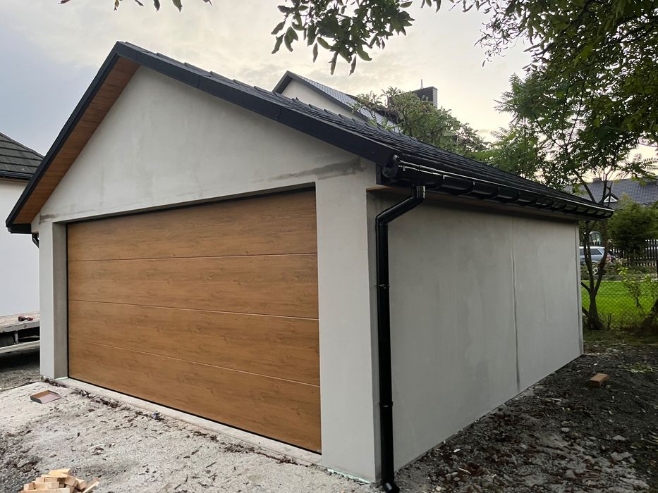 Garaż dwustanowiskowy 35m2 szkieletowy drewniany Johny House