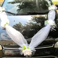 Свадебное украшение декор на автомобиль