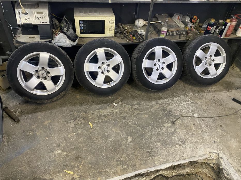 Диски мерседес, 16, летние шины, вито, мерседес 124