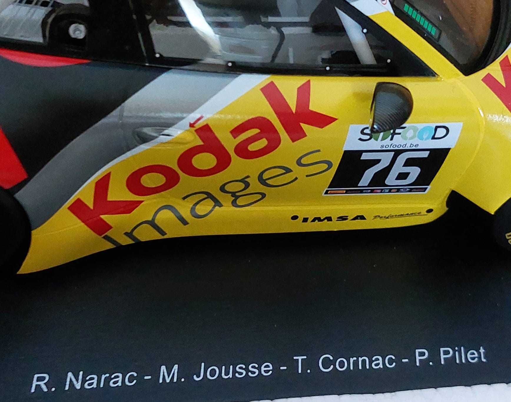 Porsche 991 991 GT3 R #76 Kodak 24h Spa Kodak 2016 SPARK 1:18