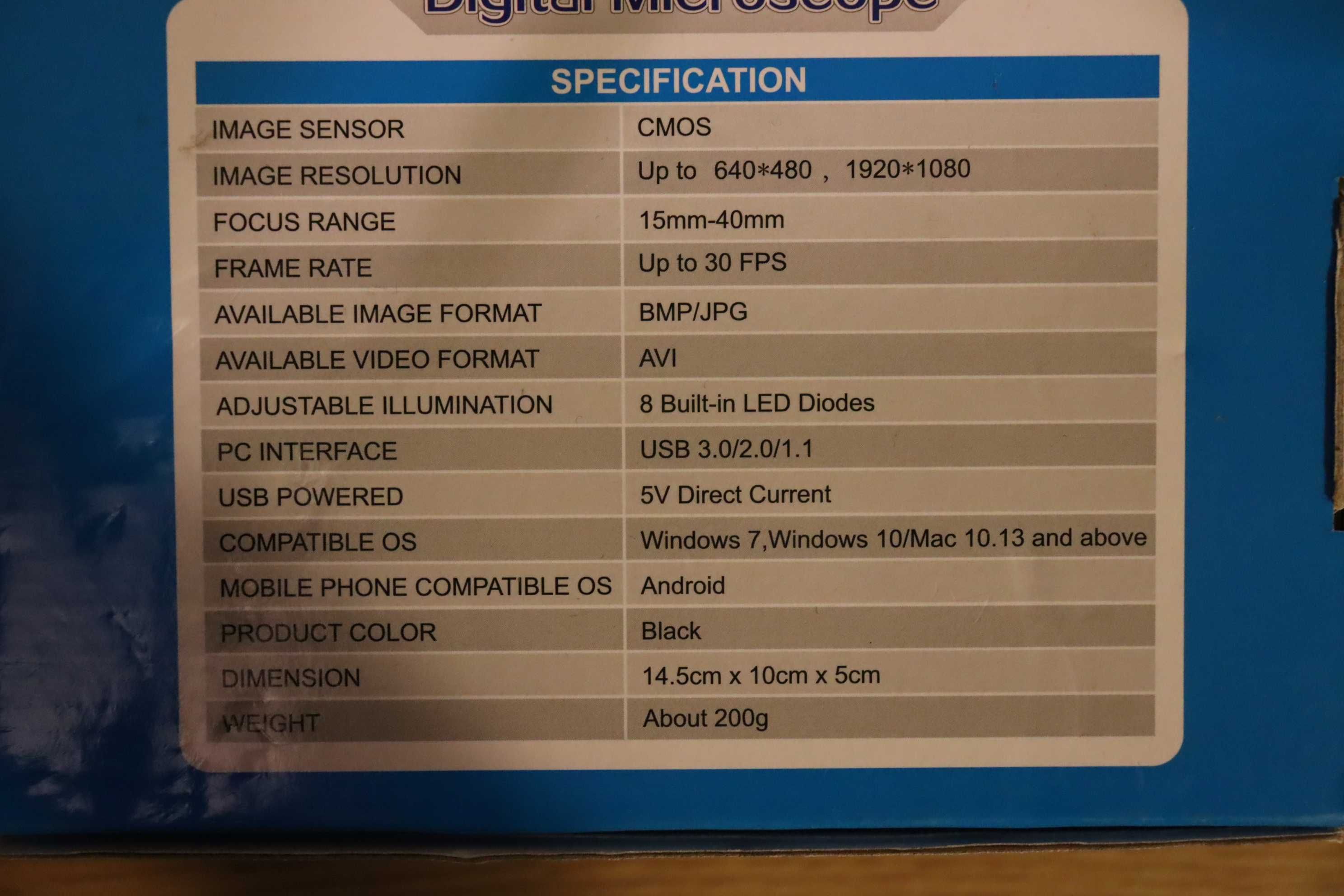 Microscopio Digital USB