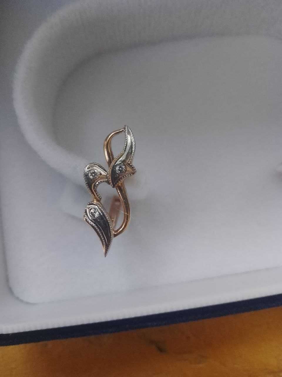 Серьги золотые 585 проба