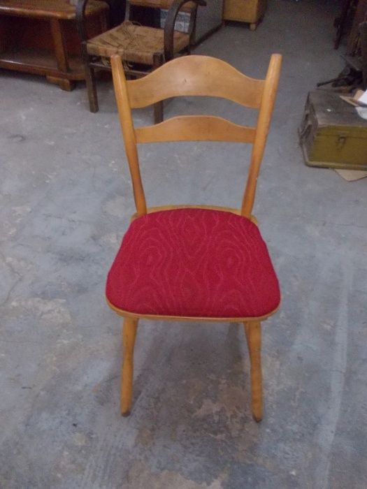 Stare drewniane krzesła PRL 4 szt.