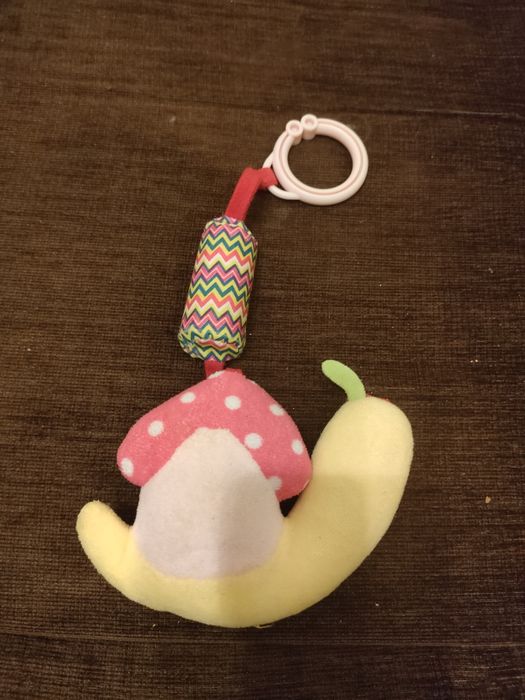 Zawieszka do wózka, grzechotka Ślimak