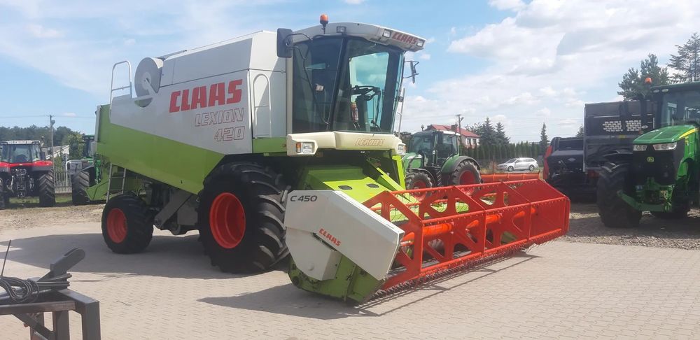 Claas Lexion 420  4x4 , silnik Mercedes, szrpacz słomy , rozrutnik plew , system 3d C450